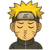 Стикер 30 😍 Набор эмоджи с эмоциями «Naruto Наруто»