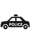 Стикер 4 👮‍♂️ Адаптивный набор эмоджи с полицейскими иконками