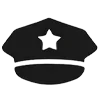 Стикер 7 👮‍♂️ Адаптивный набор эмоджи с полицейскими иконками