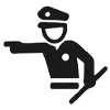 Стикер 16 👮‍♂️ Адаптивный набор эмоджи с полицейскими иконками