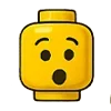Стикер 38 🙋 Набор эмоджи с человечком LEGO