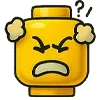 Стикер 29 🙋 Набор эмоджи с человечком LEGO