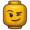 Стикер 8 🙋 Набор эмоджи с человечком LEGO