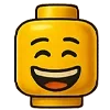 Стикер 21 🙋 Набор эмоджи с человечком LEGO