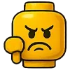 Стикер 25 🙋 Набор эмоджи с человечком LEGO