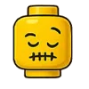 Стикер 42 🙋 Набор эмоджи с человечком LEGO