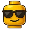 Стикер 14 🙋 Набор эмоджи с человечком LEGO