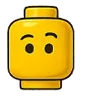 Стикер 35 🙋 Набор эмоджи с человечком LEGO