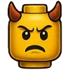 Стикер 5 🙋 Набор эмоджи с человечком LEGO
