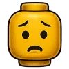 Стикер 6 🙋 Набор эмоджи с человечком LEGO
