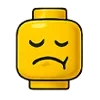Стикер 39 🙋 Набор эмоджи с человечком LEGO