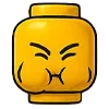 Стикер 28 🙋 Набор эмоджи с человечком LEGO