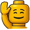 Стикер 20 🙋 Набор эмоджи с человечком LEGO