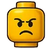 Стикер 19 🙋 Набор эмоджи с человечком LEGO