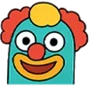 Стикер 2 😈🤡🥰😮😭😡
