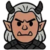 Стикер 3 👑 Набор эмоджи с эмоциями по франшизе «The Witcher Ведьмак»