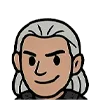 Стикер 14 👑 Набор эмоджи с эмоциями по франшизе «The Witcher Ведьмак»