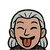 Стикер 16 👑 Набор эмоджи с эмоциями по франшизе «The Witcher Ведьмак»