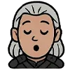 Стикер 8 👑 Набор эмоджи с эмоциями по франшизе «The Witcher Ведьмак»