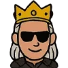 Стикер 20 👑 Набор эмоджи с эмоциями по франшизе «The Witcher Ведьмак»