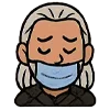 Стикер 30 👑 Набор эмоджи с эмоциями по франшизе «The Witcher Ведьмак»