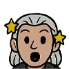 Стикер 15 👑 Набор эмоджи с эмоциями по франшизе «The Witcher Ведьмак»