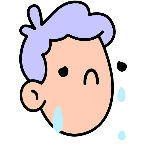 Стикер 10 Doodle #emoji #cute