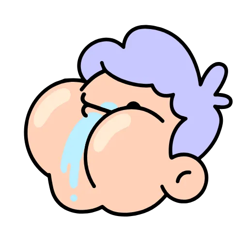 Стикер 4 Doodle #emoji #cute