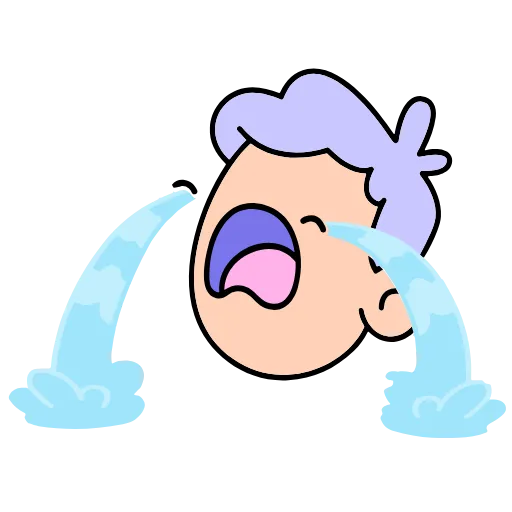 Стикер 14 Doodle #emoji #cute
