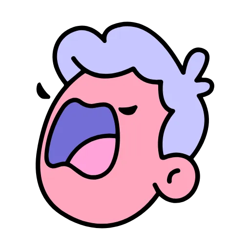 Стикер 6 Doodle #emoji #cute