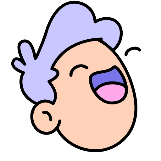 Стикер 11 Doodle #emoji #cute