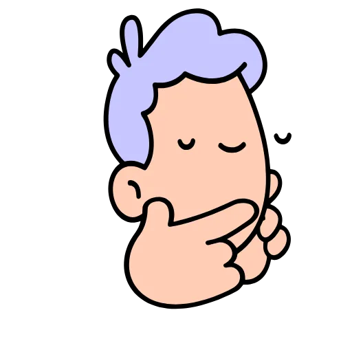 Стикер 15 Doodle #emoji #cute