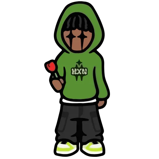 Стикер 45 Traploveee