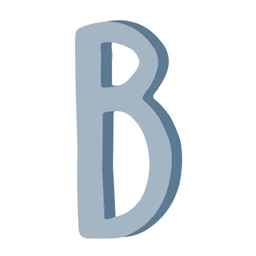 🤩 Эмодзи «Буквы русские и английские, векторные» для Telegram