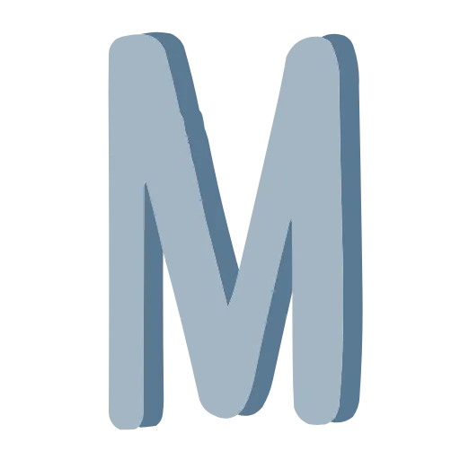 🤩 Эмодзи «Буквы русские и английские, векторные» для Telegram