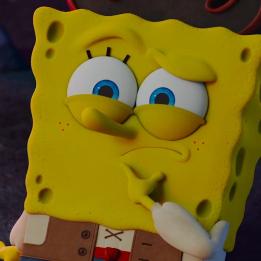 🤔 Стикер «The SpongeBob Movie Search for SquarePants» для Telegram