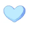 Стикер 19 Blue #color #blue #girl #cute