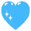 Стикер 6 Blue #color #blue #girl #cute