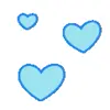 Стикер 35 Blue #color #blue #girl #cute