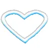 Стикер 21 Blue #color #blue #girl #cute