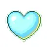 Стикер 20 Blue #color #blue #girl #cute