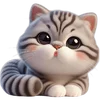 😘 Эмодзи «Полосатый котёнок» для Telegram