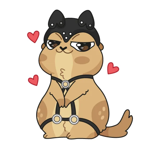 ❤️ Стикер «Кавказский суслик» для Telegram