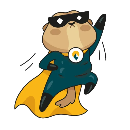 🦸‍♀️ Стикер «Кавказский суслик» для Telegram