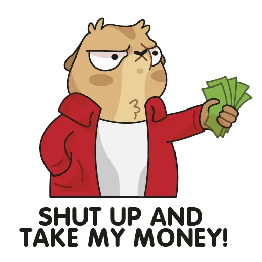 💰 Стикер «Кавказский суслик» для Telegram
