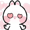 Стикер 11 Taicut Mini Emoji Bunny смайлы с зайчиком