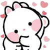 Стикер 9 Taicut Mini Emoji Bunny смайлы с зайчиком