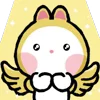 Стикер 32 Taicut Mini Emoji Bunny смайлы с зайчиком