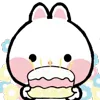 Стикер 37 Taicut Mini Emoji Bunny смайлы с зайчиком