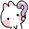 Стикер 6 Taicut Mini Emoji Bunny смайлы с зайчиком